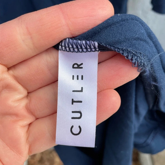 Cutler Mock  Turtleneck t-shirt maternity dress, size Large - Picture 9 of 11